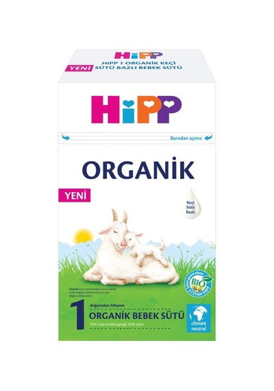 Mey İthalat 1 Organik Keçisütü Bazlı Bebek Sütü 400 Gr