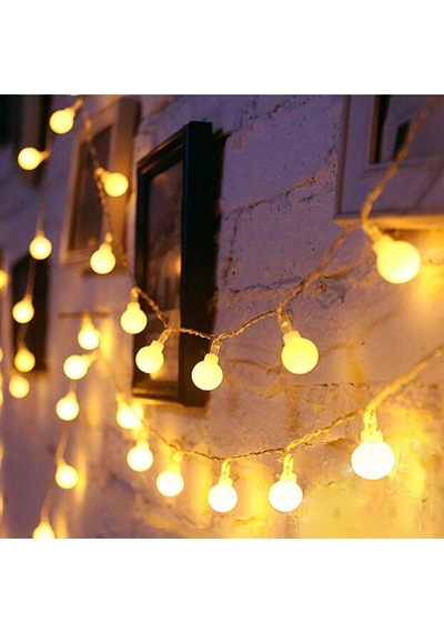 5 Metre 28 Led Gün Işığı Şeffaf Kablo Fişli & Eklenebilir Dekoratif Aydınlatma 5