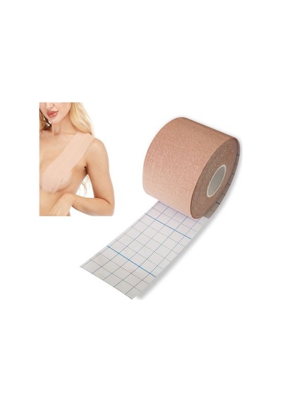Pazarız Göğüs Dikleştirici Ve Şekillendirici Bant 5 Cm X 5 Metre Bej