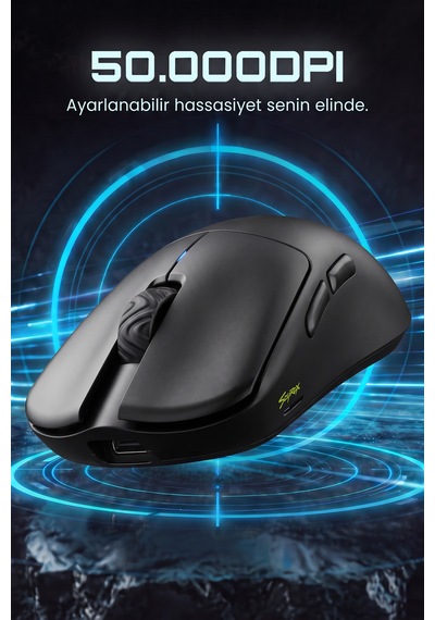 Scyrox V6s Kablosuz 400mah 42gr 50.000dpı 8k Profesyonel Gaming Oyuncu Mouse -
