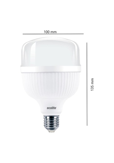 Ecolite 28w 177w Jumbo Led Ampul 6500k Beyaz Işık E27 Duylu
