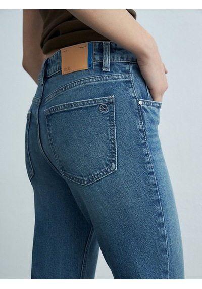 Ltb Rebecca Dar Paça Yüksek Bel Jean Pantolon 010095185916160 55975 Karışık
