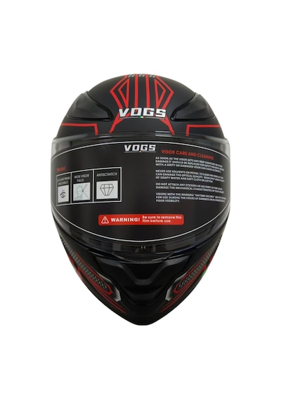 Ws-210 Güneş Vizörlü Çene Açılır Kask Siyah Kırmızı Cizgili Şeffaf Vizörlü İtaly Dizany