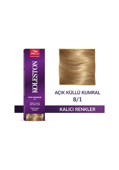 Koleston Single Tüp Saç Boyası 8/1 Açık Küllü Kumral