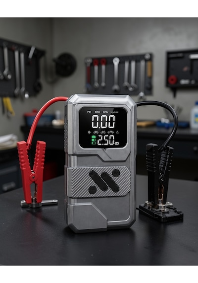 Taşınabilir Araç Akü Takviye Pompa 12000mah Uczzzst9654akütakviyepompası-6