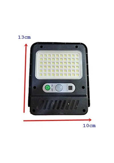 60 Led 3 Mod Güneş Enerjili Sensörlü Dış Mekan Solar Sokak Bahçe Lambası Beyaz Işık Yx-607