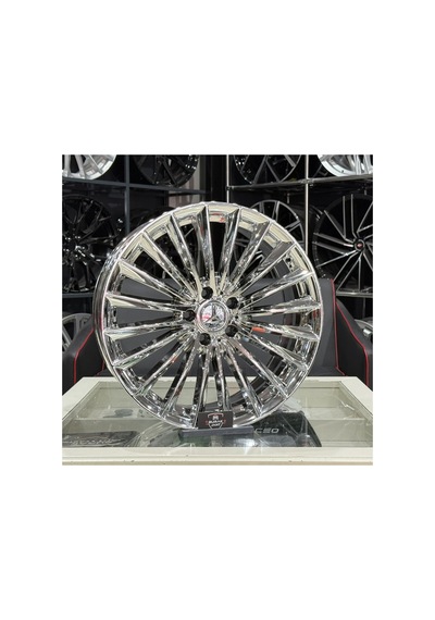 19 İnç 5x112 Mercedes Ön/arka C Ve E Serisi Uyumlu Krom Jant Modeli 4adet