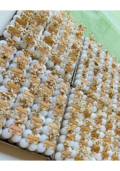 Bernami Mumluk Şamdanpinterest Nişan Söz Nikah Doğum Günü Daha Bir Çok Özel Gün İçin Bouble Mum Mumluk Hediyelik - 30 Adet Diğer