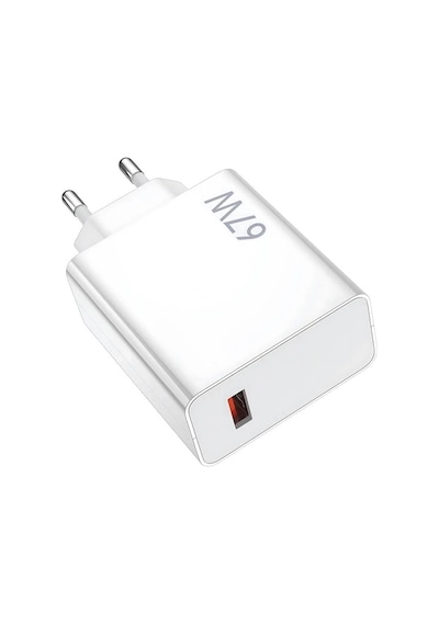 Tonex 67w Usb Girişli Turbo Şarj Adaptörü Başlık Beyaz