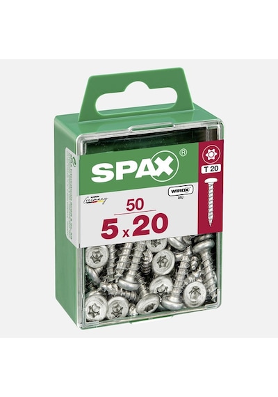 Spax Yuvarlak Başla Galvaniz 5x20 Diğer