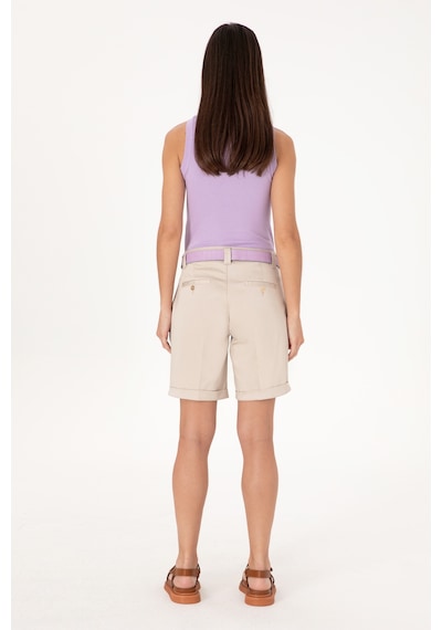 U.s. Polo Assn. Kadın Taş Şort / Bermuda 50299160-vr049 Tas U.s. Polo Assn. Kadın Taş Şort / Bermuda 50299160-vr049 Tas