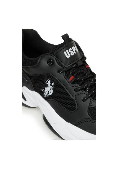 U.s. Polo Assn. Maybe Wmn 5fx 101947172 Kadın Spor Ayakkabı Siyah Beyaz 36-40 Siyah - Beyaz