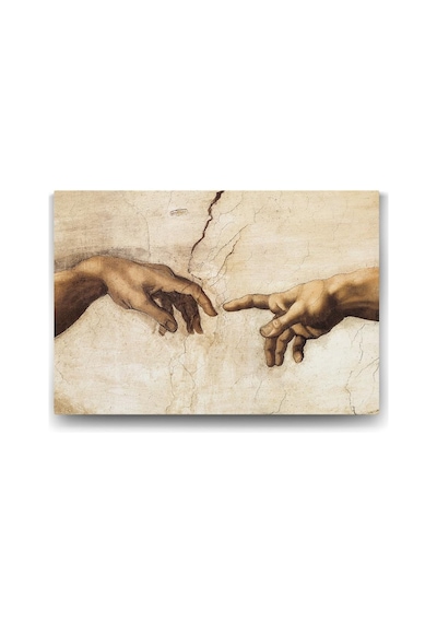Michelangelo - Creation Of Adam Tablosu - 75x50cm 7/8 Yaş