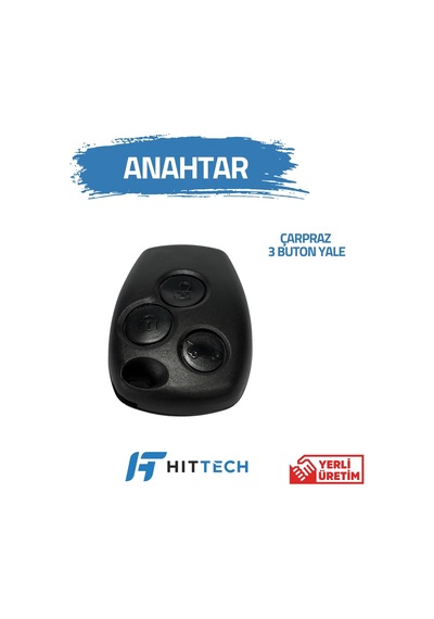 Renault - Master 3 Uyumlu 3 Buton Yale Anahtar Kabı