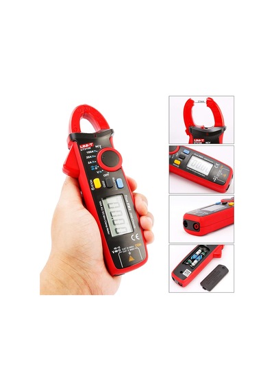 Ut210e Mini Dijital Kelepçe Ölçer El Tipi Rms Ac/dc Direnç Kapasitans Test Cihazı