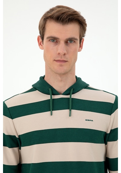 U.s. Polo Assn. Erkek Koyu Yeşil Sweatshirt 50293357-vr079 Koyu Yeşil