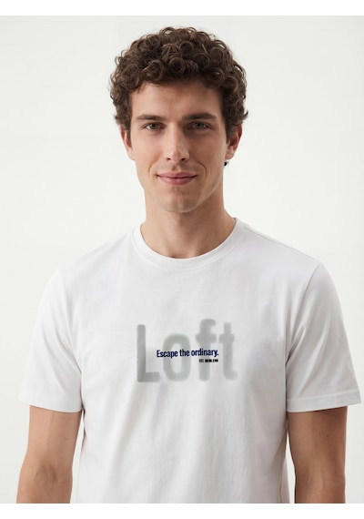 Loft Erkek T-shirt Lf2042923 Whıte