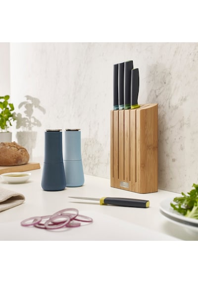 Jj Elevate 5 Li Bıçak Bambu Blok Set Çok Renkli