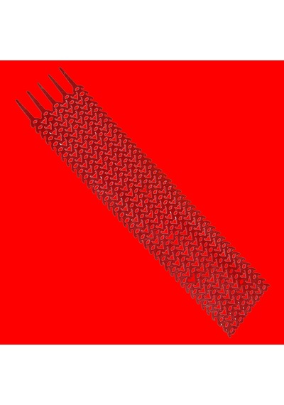 Kablo Bağı Özel Esnek Plastik Kelepçe 10x300 Mm 50 Adet Kırmızı