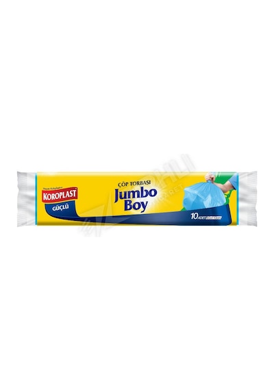 4 Adet Koroplast Çöp Torbası Güçlü Jumbo Boy 10 Lu