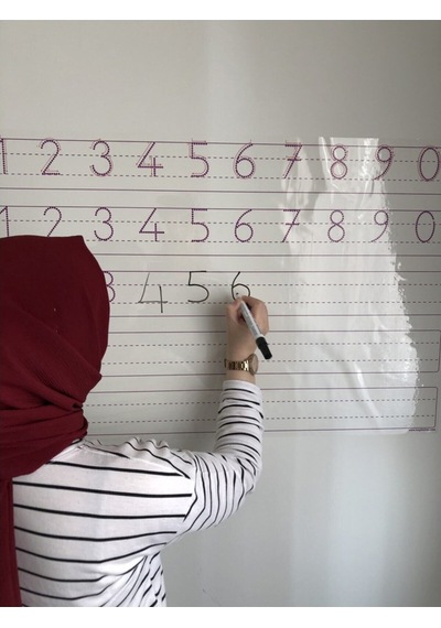 Okul Öncesi Dönem Yazı Tahtası Eğitim Seti 5'Li Akıllı Kağıt