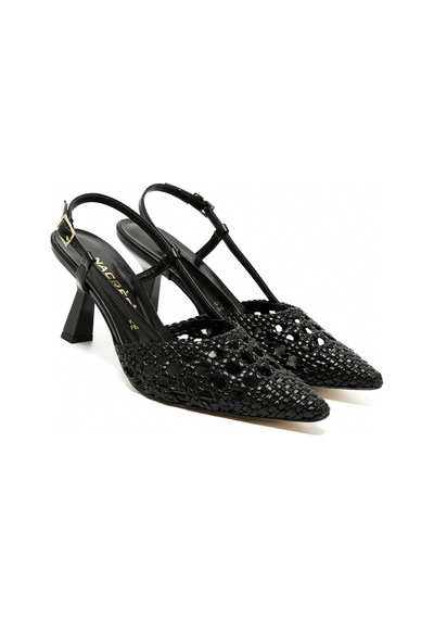 Topuklu/ Stiletto Kadın 3063008 Nacree Trecc Capra Nero Siyah