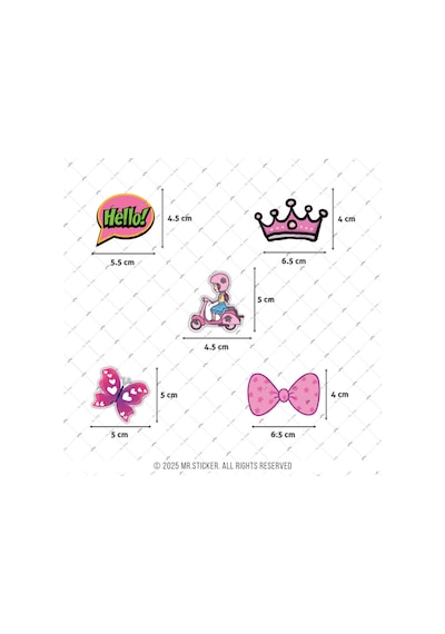 Bdls16 Küçük Boy 10lu Sticker Seti