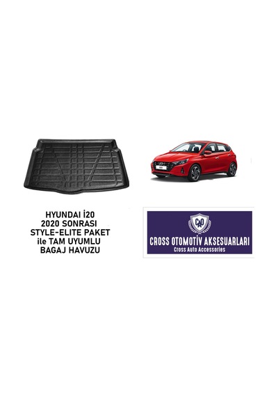 Hyundai i20 2020 Sonrası ile Tam Uyumlu Bagaj Havuzu (Style/Elite Paket İçin)