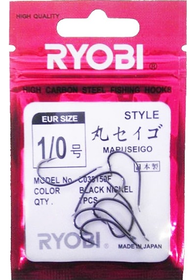 Ryobi High Carbon Maruseıgo Kanca Çapraz Iğne (Siyah-Nickel)