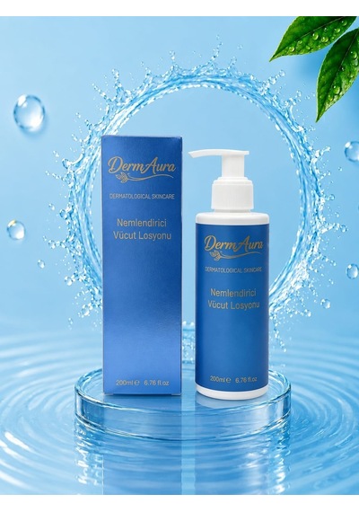 Dermaura Hyalüronik Asit & Shea Butter İçerikli Nemlendirici Vücut Losyonu 200 ML