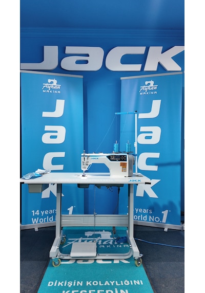 Jack A4 F Step Motorlu Full Otomatik Düz Dikiş Makinası Konuşan Paket Yok