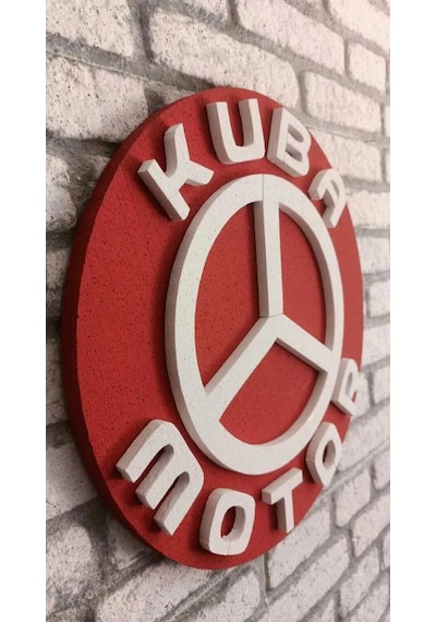 Kuba Motor Logo 50x50 Kuba Motor Logosu 3d Kuba Motor Logo Strafor Logo 50 x 50