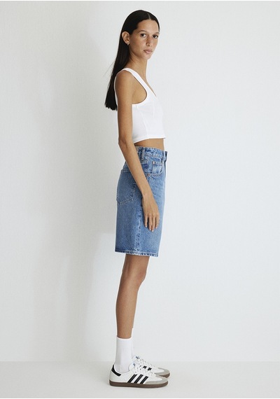 Mavi - Melina All Blue İndigo Mavisi Jean Şort 1410144-87086 Mavi