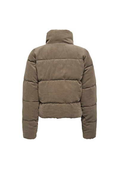 Only Dolly Corduroy Puffer Dik Yaka Taba Kadın Mont 15304768 Taba