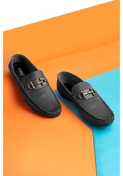 Verde Hakiki Deri Erkek Günlük Ayakkabı, Rok Loafer Ayakkabı