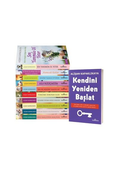 Alişan Kapaklıkaya Seti 11 Kitap Takım - Yediveren Yayınları