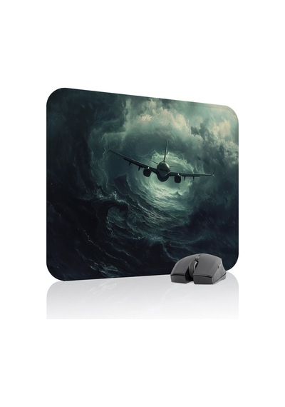 Airplane Uçak Kaymaz Dikişli Kauçuk Oyuncu Mousepad V2 - 48x40 Xl Gaming Mouse Pad Fare Altlığı