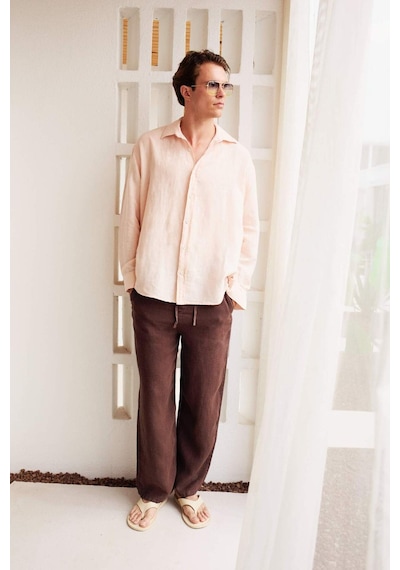 Defacto Premium Wide Leg Pantolon G0855ax26smbn470 Kahve-bn470