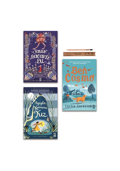 Genç Timaş Ayıyla Konuşan Kız - Tavuk Bacaklı Ev - Ben Cosmo Set - 3 Kitap
