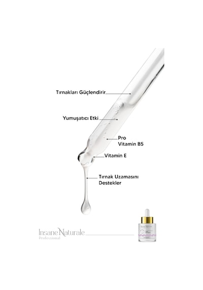 Insane Naturale Tırnak Bakım Serum 20 ML