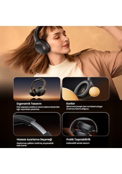 Soundpeats Cove Pro Hi-Res LDAC Bluetooth 6.0 Kulak Üstü Kulaklık