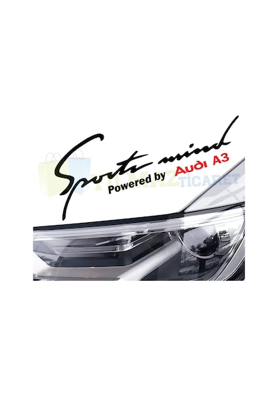Audi A3 A5 A4 A6 Sport Mind Far Kaput Tampon Oto Sticker Etiket