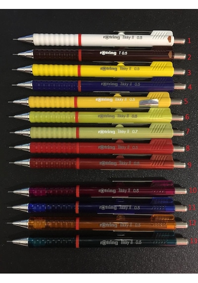 Rotring Tikky 2 Versatil Kalem 0.5 Mm. Ş.Turuncu 12
