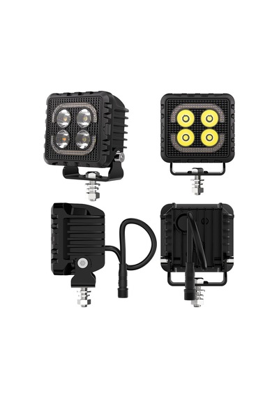Off Road 3 İnç Led Aydınlatma Kaput Üstü Led Tampon Gündüz Led Ve Sis Farı Projektör Lambası Seti