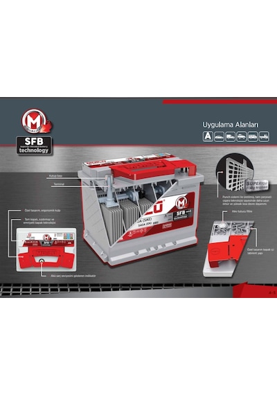 Mutlu Akü 12V 72 Ah Sfb 640A (En) 700 Sae (Üretim Yılı 2023) / 486715888