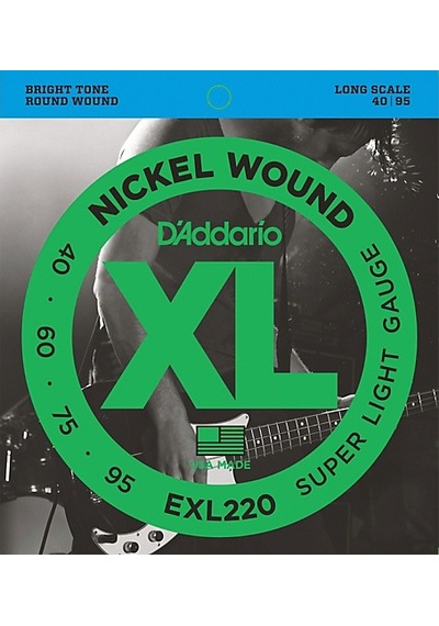 Bas Gitar Tel Seti, Xl, 40-95, Long Scale, Nıckel