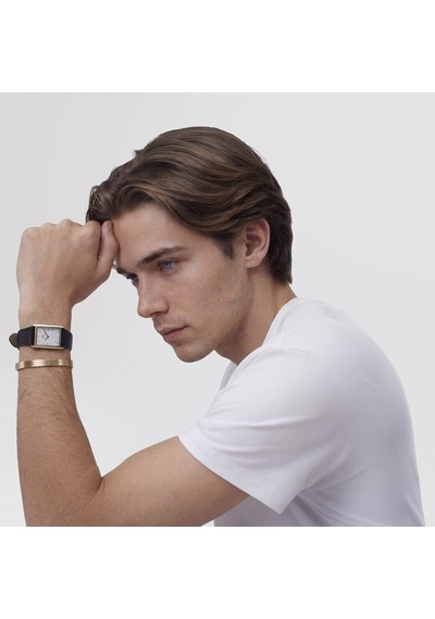Daniel Wellington Bound Black Crocodile Gold Dw00600899 Erkek Kol Saati Altın