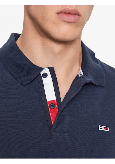 Tommy Hilfiger Tommy Hılfıger Erkek T-shırt Dm0dm15370-c87 Lacivert