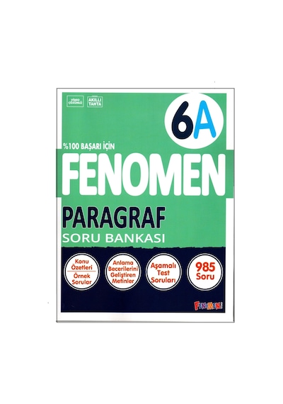 Fenomen 6. Sınıf Paragraf Soru Bankası A