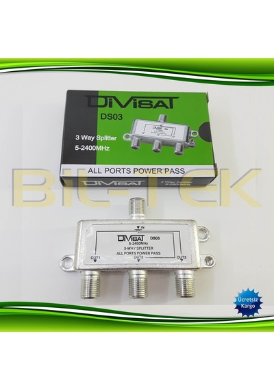 Divisat 1 Giriş 3 Çıkış 1/3 Splitter 5-2400